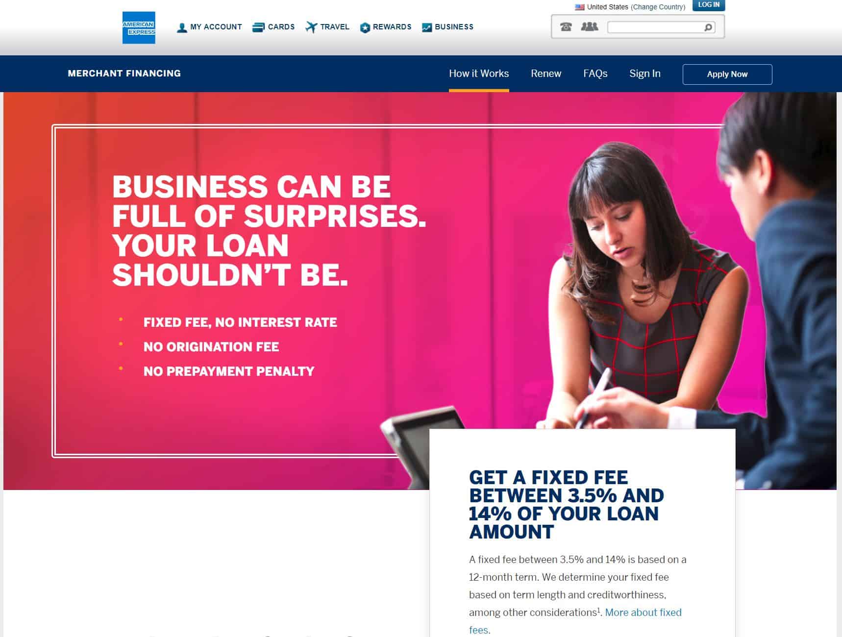 American Express Merchant Financing